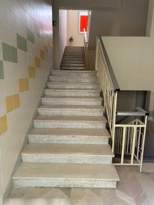 a staircase in a building with a stair case at La Finestra Sul Mare in Termoli