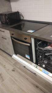 Η κουζίνα ή μικρή κουζίνα στο I Portici - Bergamo Apartment