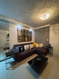 Ruang duduk di Casa El Artista