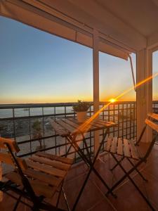 Balkón nebo terasa v ubytování AYAMONTE Sunset
