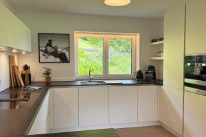Dapur atau dapur kecil di Klopfer Haus Oberstdorf