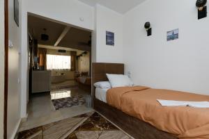 Katil atau katil-katil dalam bilik di Luxury pyramids jacuzzi view inn