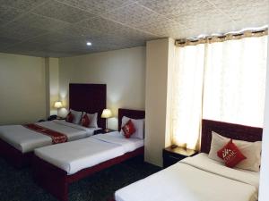 Iconic Hotel Naran客房内的一张或多张床位
