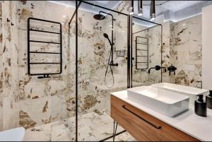 Kúpeľňa v ubytovaní Prestige Apart Gdańsk + 37 fotografií