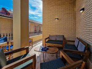 Χώρος καθιστικού στο Casa Diamante Blu Mare