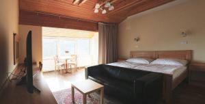 Rúm í herbergi á Hotel Orix