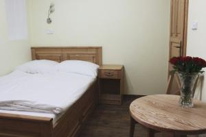 Rúm í herbergi á Hotel Orix