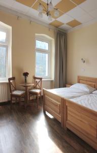 Rúm í herbergi á Hotel Orix