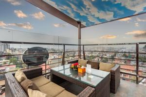 Ein Balkon oder eine Terrasse in der Unterkunft Hotel Kutumba