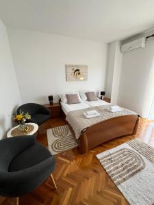 Ένα ή περισσότερα κρεβάτια σε δωμάτιο στο Fiorella rooms