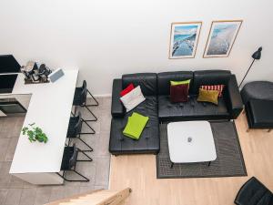 Posezení v ubytování 8 person holiday home in Ringkøbing