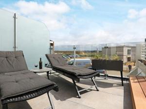 Posezení v ubytování 8 person holiday home in Ringkøbing
