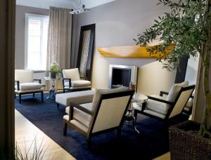 Posezení v ubytování Hotel Villan
