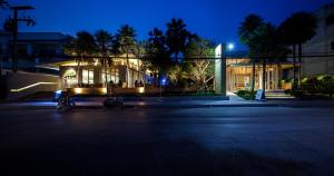 Das Gebäude in dem sich das Resort befindet