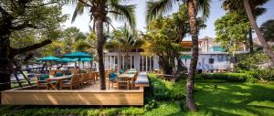 Zahrada ubytování Bann Pantai Resort