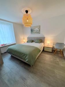 Ένα ή περισσότερα κρεβάτια σε δωμάτιο στο Top Apartment in Center of Zurich