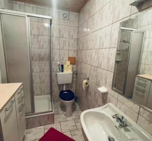 Koupelna v ubytování Haus Stabentheiner