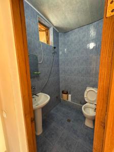 Koupelna v ubytování Hotel liza