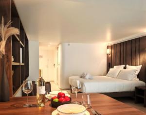 Posezení v ubytování Hôtel & Appartements Monsigny