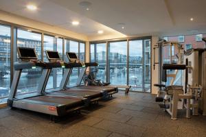 Fitness centrum a/nebo fitness zařízení v ubytování Scandic Nidelven