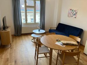 Χώρος καθιστικού στο myPoděbrady apartment