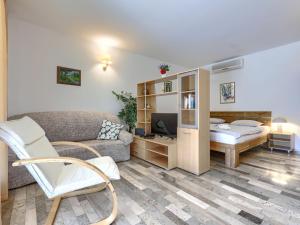 TV a/nebo společenská místnost v ubytování Holiday Home Margit by Interhome