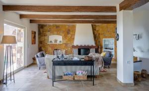 Χώρος καθιστικού στο Villa la Vigerie Luxury Sea View