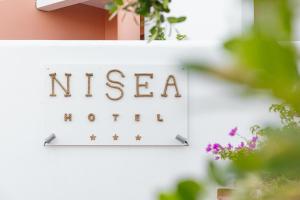 Ein Zertifikat, Auszeichnung, Logo oder anderes Dokument, das in der Unterkunft Nisea Hotel Samos ausgestellt ist