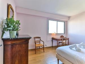 Posteľ alebo postele v izbe v ubytovaní Les Salines - Appartement - Gare des Sables