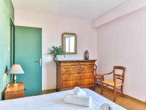 Posteľ alebo postele v izbe v ubytovaní Les Salines - Appartement - Gare des Sables