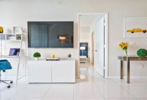 Posezení v ubytování MVR - Icon Brickel River & Bay Views