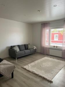 Posezení v ubytování Antinkatu kaksio, As1