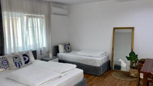 Postel nebo postele na pokoji v ubytování Vila Herta - Escape