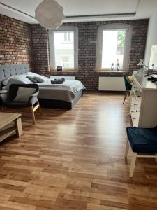 Posedenie v ubytovaní Apartament Pogodny