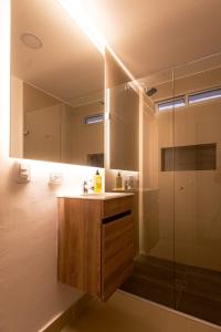 Kuchyň nebo kuchyňský kout v ubytování Mishka Hotel Boutique Habitación 102