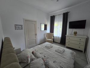 Postel nebo postele na pokoji v ubytování Casa Aurora