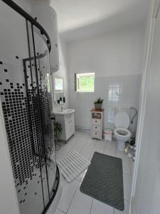 Koupelna v ubytování Casa Aurora