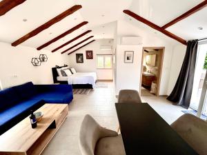 Χώρος καθιστικού στο Appartements GIANNA