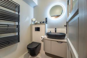 Koupelna v ubytování Apartmány Plavy
