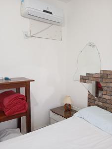 Un ou plusieurs lits dans un hébergement de l'établissement LINDO APTO CENTRAL, QUASE ao LADO DO HOTEL NACIONAL CORUMBÁ -MS