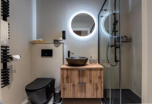 Koupelna v ubytování Apartmány Plavy