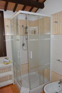 Et badeværelse på Appartamento Casa Magnolia