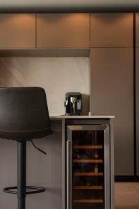 Estris per fer te o cafè a House with pool and panoramic view of Bilbao