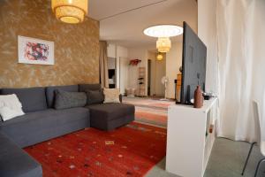O zonă de relaxare la Penthouse Rooftop Loft, 190sq, Panorama Terrace, 1min to Main Station- 5min to City