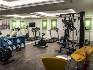 Fitness centrum a/nebo fitness zařízení v ubytování Mercure Antwerp City Centre
