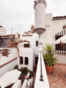 O edifício em que o hostel se localiza