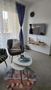 Μια τηλεόραση ή/και κέντρο ψυχαγωγίας στο Apartman Blue One Pula