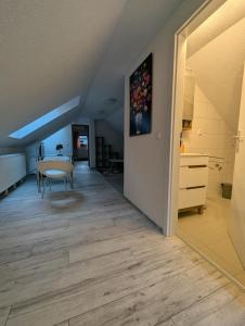 Televisyen dan/atau pusat hiburan di Appartement am Bach