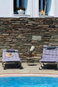Bazén v ubytování Perla Pool Hotel Andros nebo v jeho okolí