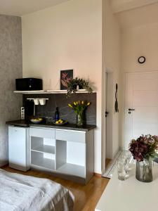 Kuchyňa alebo kuchynka v ubytovaní Apartments & Zimmer Jasmine